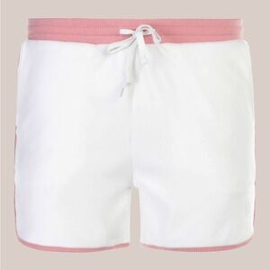 Paris Hilton White and Pink Athletic Shorts
